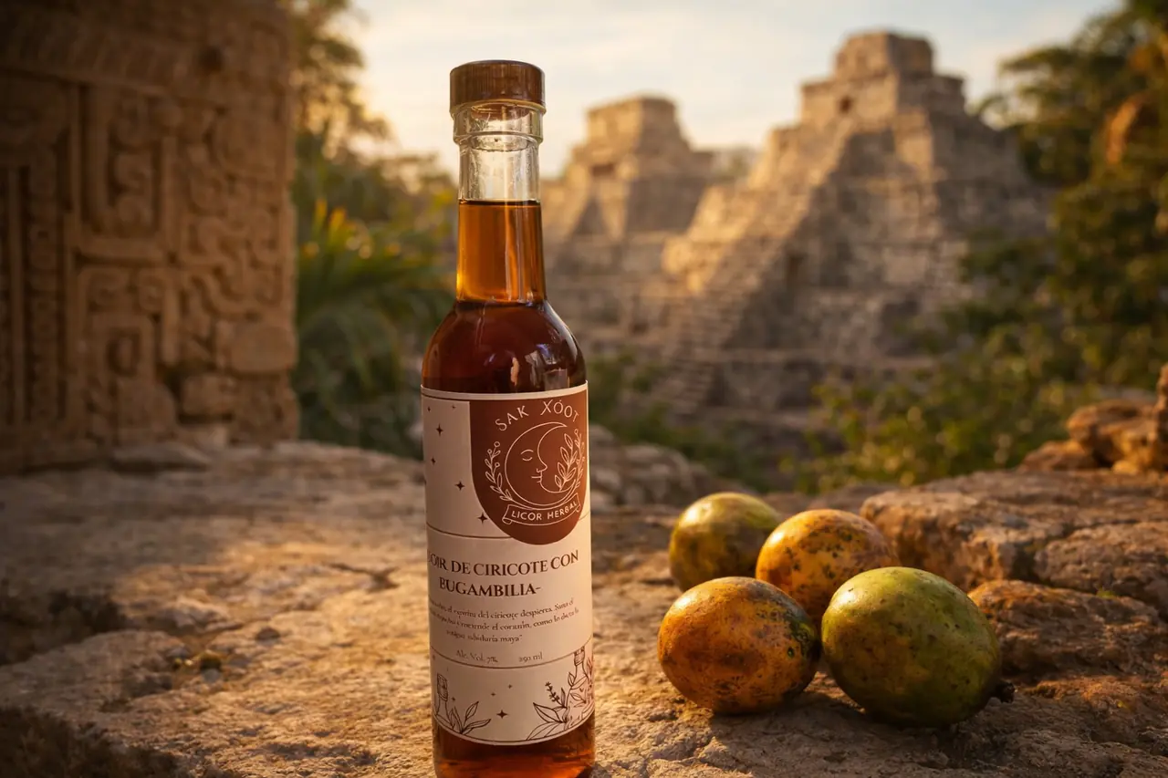 Licor de ciricote con bugambilia - Imagen 1