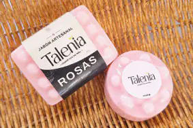 JABÓN DE MIEL MELIPONA Y ROSAS. - Imagen 2