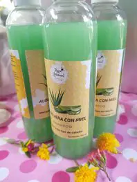 Shampoo de miel y aloe vera  - Imagen 2