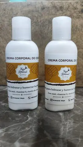 Crema corporal de coco - Imagen 1