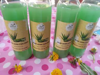 Shampoo de miel y aloe vera  - Imagen 1