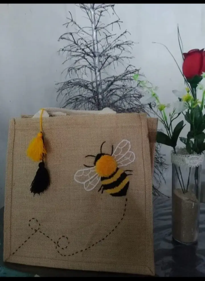 Bolsa henequén abeja - Imagen 1