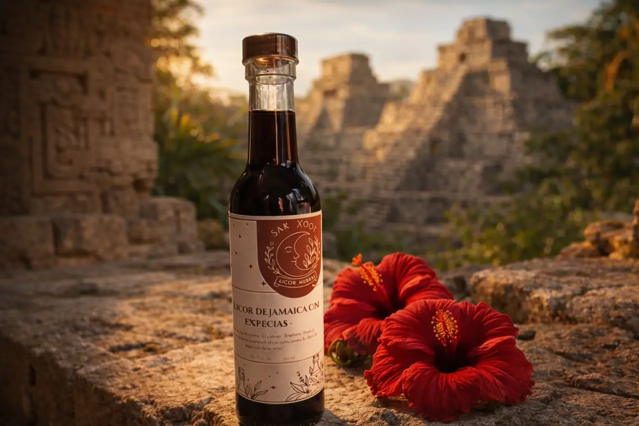 Licor de jamaica con especies - Imagen 1